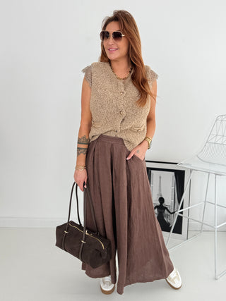 Alpaca knitted vest 2602139