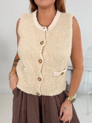 Alpaca knitted vest 2602139