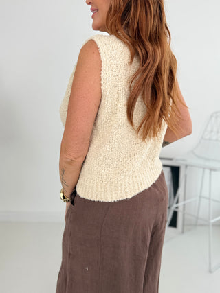 Alpaca knitted vest 2602139