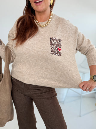 Fine knit sweater 2512086