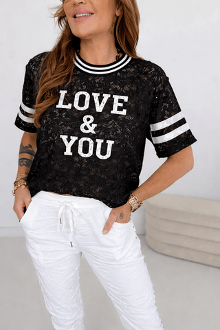 Spitzen T-Shirt 2603190 - Levelone GmbH & Co. KG