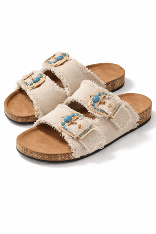 Sandalen in Beige