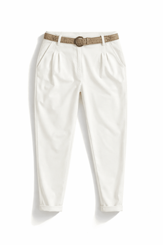 Stretchhose in Creme