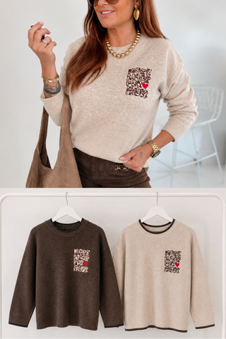 Fine knit sweater 2512086