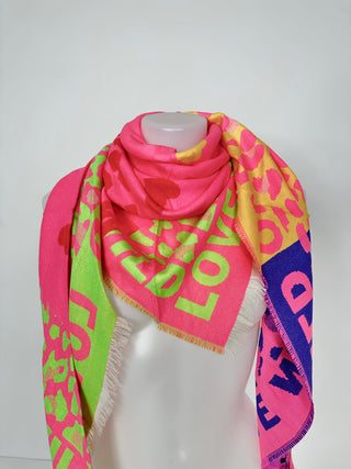 Wollschal-türkis-rosa-beige-grau-damen-levelone