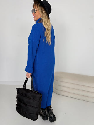 Strickkleid-pullover-damen-royalblau-levelone