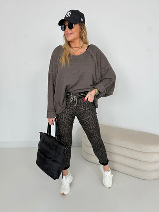 Leather stretch trousers 2511246-50