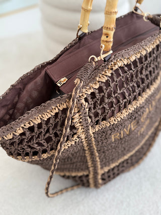 Ibiza Bast-Tasche in Braun