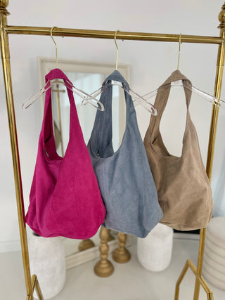 Suede shopper bag 2512223-26