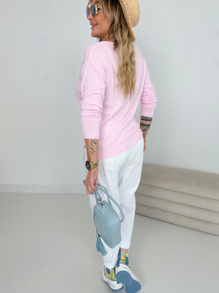 Fine knit sweater 2601078