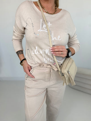 Fine knit sweater 2601077