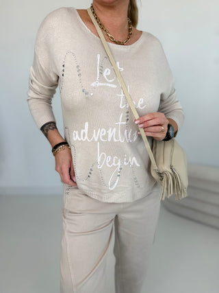 Fine knit sweater 2601077