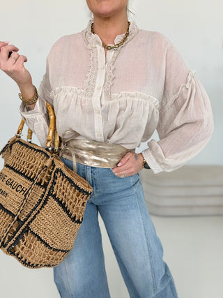 Ruffle blouse 2601172