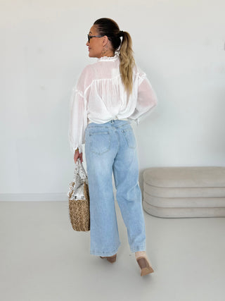 Ruffle blouse 2601171