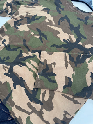Camouflage Langarmshirt