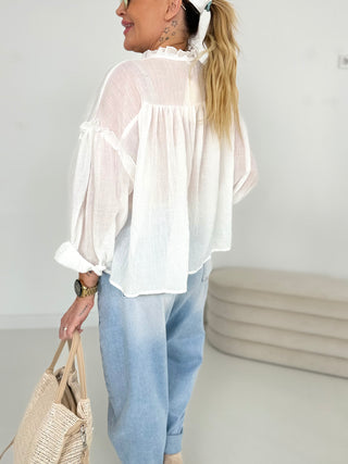 Ruffle blouse 2601171