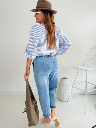 Jeanshose in Blau für Damen in Größen S, M & L - Levelone GmbH & Co. KG
