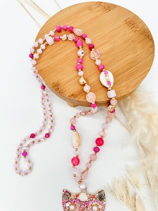 Boho necklace cat 2502096