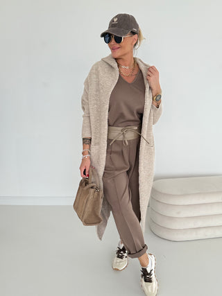 Knitted coat 2412001