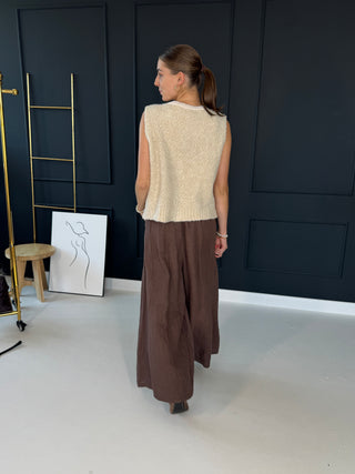 Alpaca knitted vest 2602139