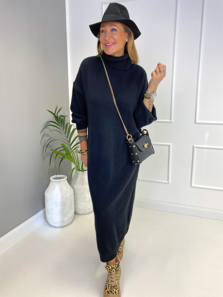 Strickkleid Schwarz 2309088