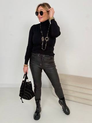 Stretch leather trousers 2511084