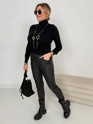 Stretch leather trousers 2511084