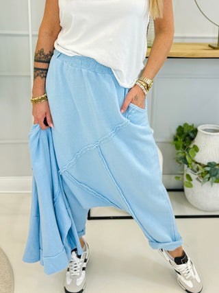 Baggy pants light blue 2412191