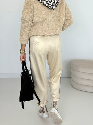 Stretchhose-gold-onesize-damen-levelone