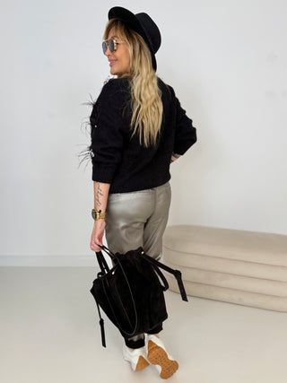 Knitted sweater 2512005