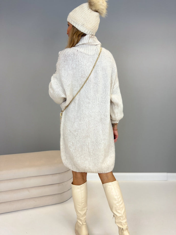 Strickkleid Beige 2308160