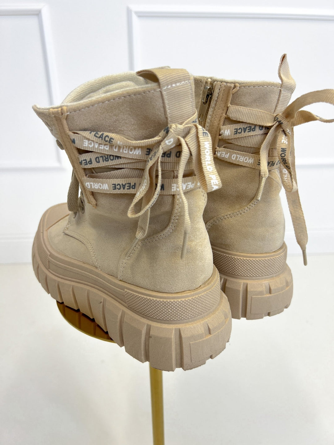 Schnür Boots Beige 2309026-31