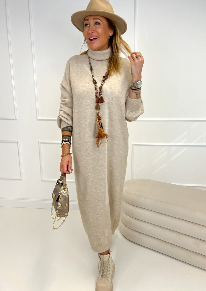 Strickkleid Beige 2309090